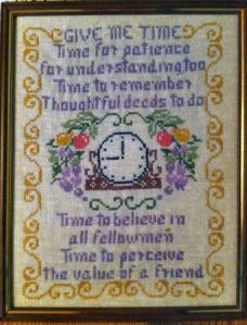 One of the treasures I found was this embroidery I made for my Aunt and Uncle when I was a teenager!  I hope I've (mostly) lived up to the words I stitched.