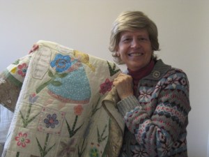 Quilts to comfort.